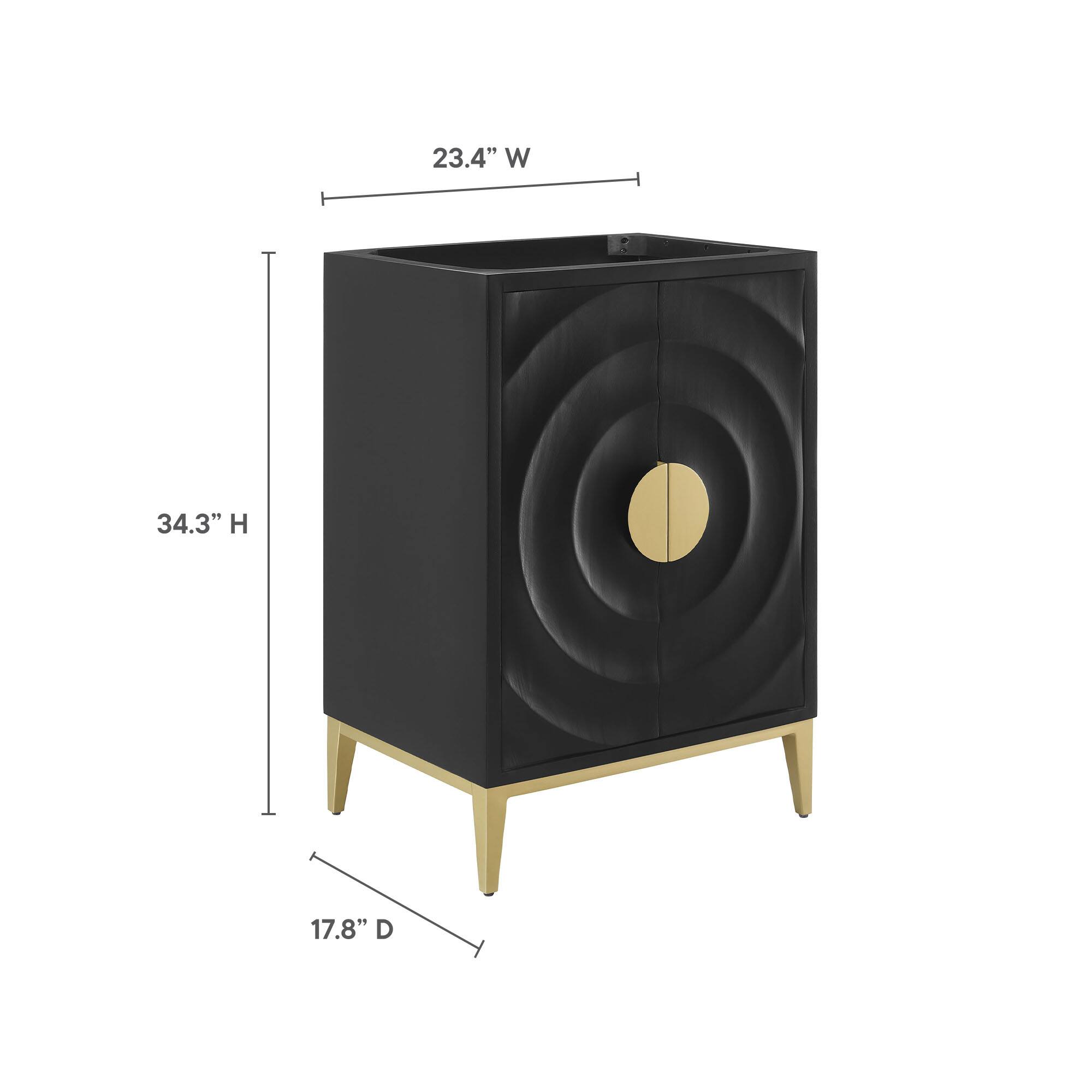 23.4" W x 34.3" H x 17.8" D