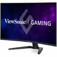 ViewSonic - 31.5" VA LED Curved 180Hz 1-ms FreeSync (AMD Adaptive Sync) Monitor (HDMI) - Black - Front_Zoom