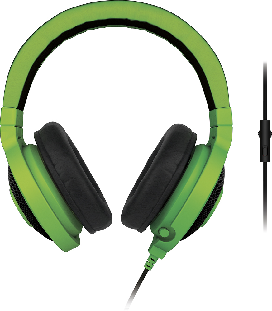 Razer Kraken PRO Over Ear PC and Music Headset - BLACK/GREEN