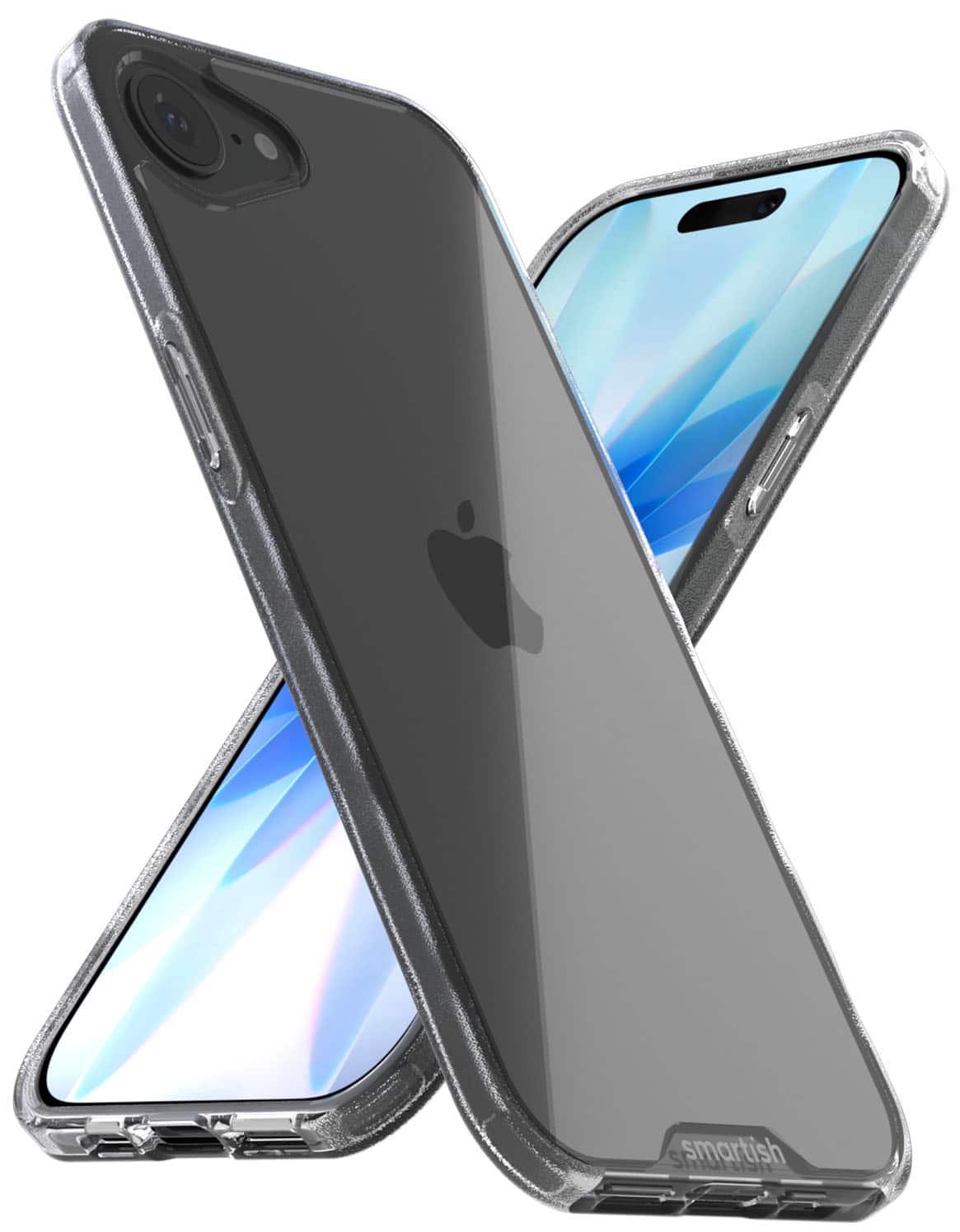 Smartish - iPhone 17e/16e Case - Gripmunk Protective Slim Grip Anti-Yellowing Cover - Clearly - Clear