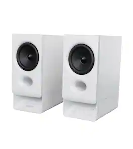 Edifier - R20BT Computer Speakers, 2.75" Drivers, Bluetooth 6.0, Touch Controls, AUX & USB-C Inputs, Ambient Light (Pair) - White