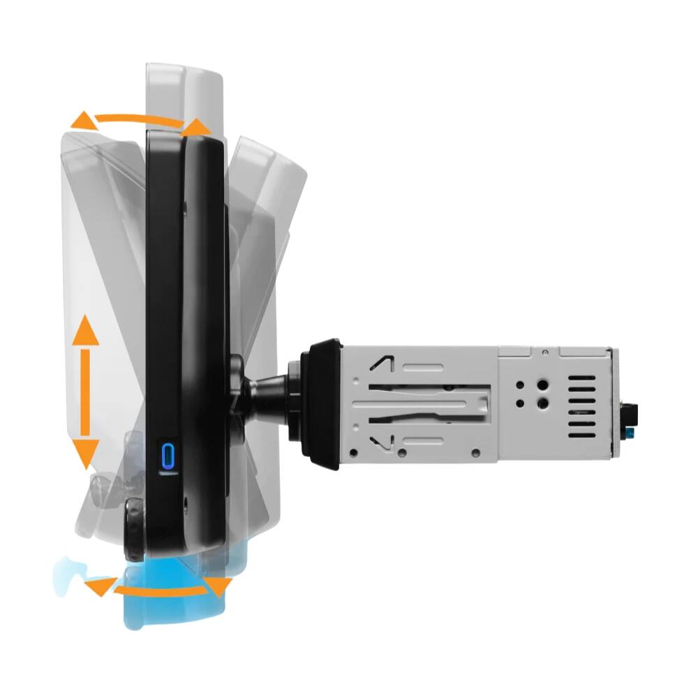 Alt View 2. Boss - BOSS Elite BE10ACP.WXC 10.1" Digital Multimedia & License Plate Camera.