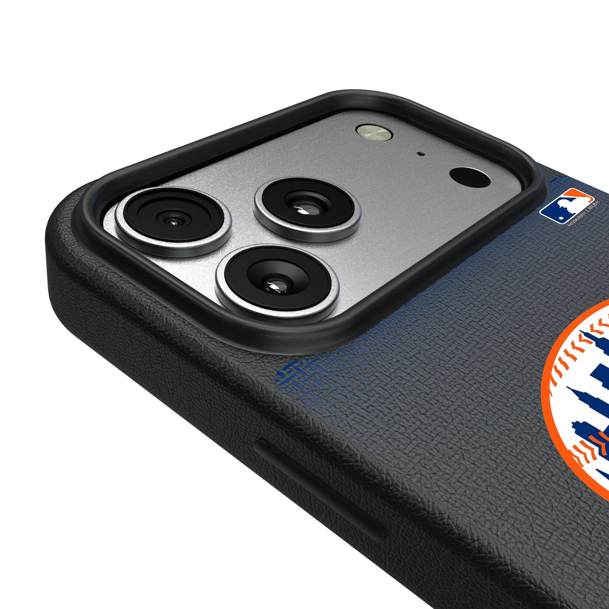 Keyscaper MLB New York Mets Linen Logo iPhone Magnetic Bump Case 17 ...