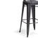 Alt View 15. Simpli Home - Rayne 30 inch Metal Bar Stool (Set of 2) - Grey.
