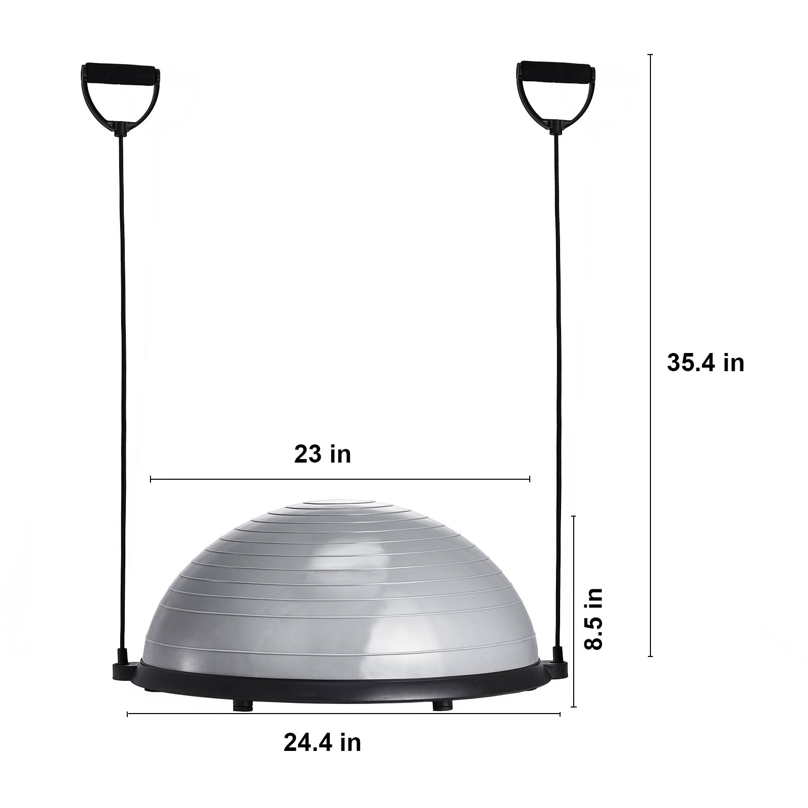 35.4 in, 23 in, 8.5 in, 24.4 in