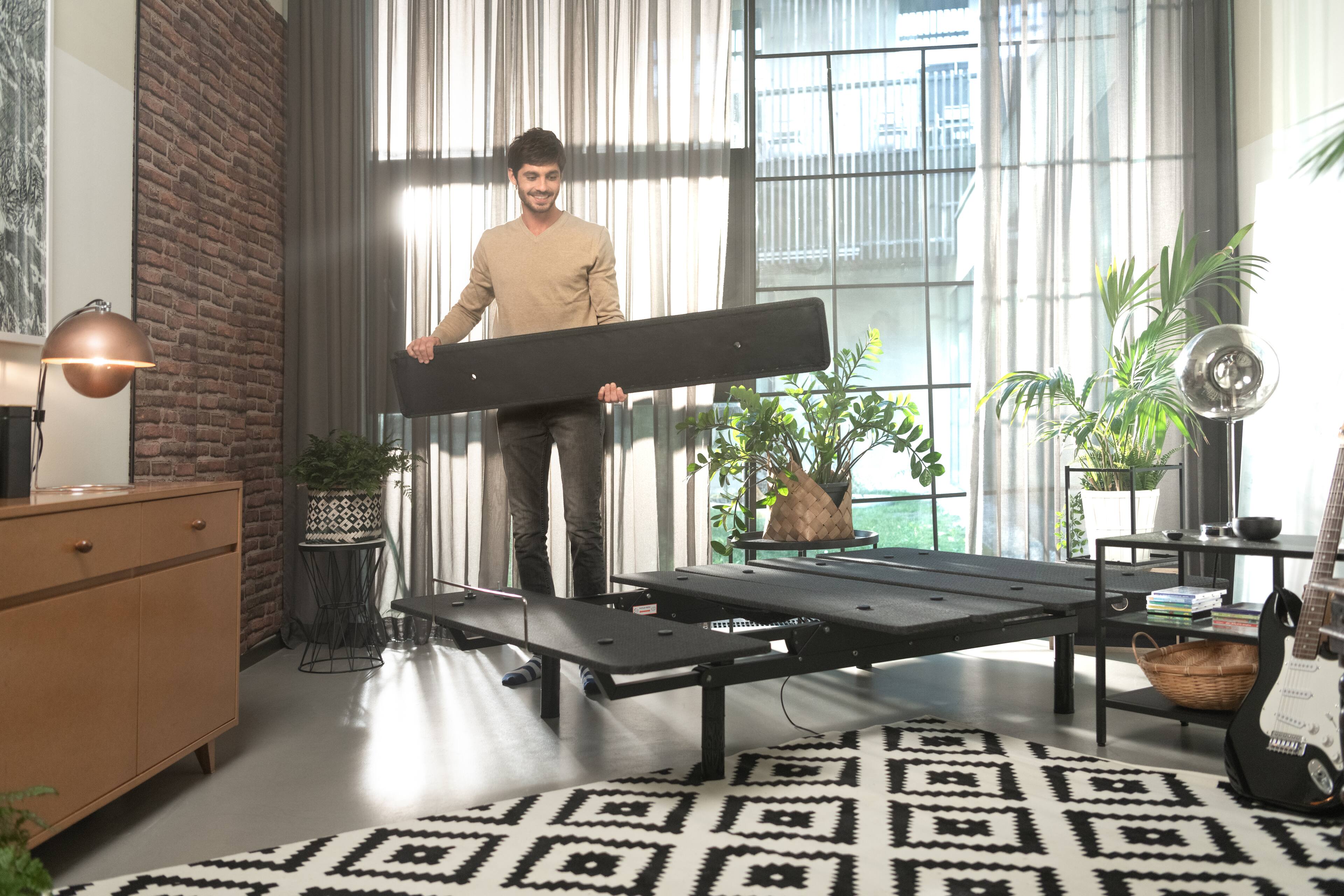 Alt View Zoom 16. Bedgear - Flex L Adjustable Base- Twin XL - Black.