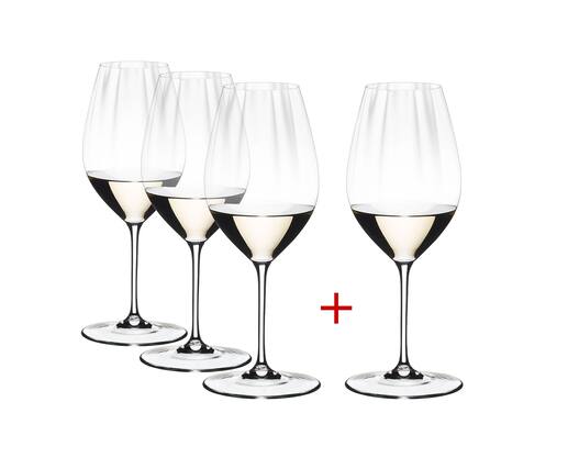 Front. Riedel - Performance Riesling Wine Glasses, Buy 3 Get 4 - Clear.