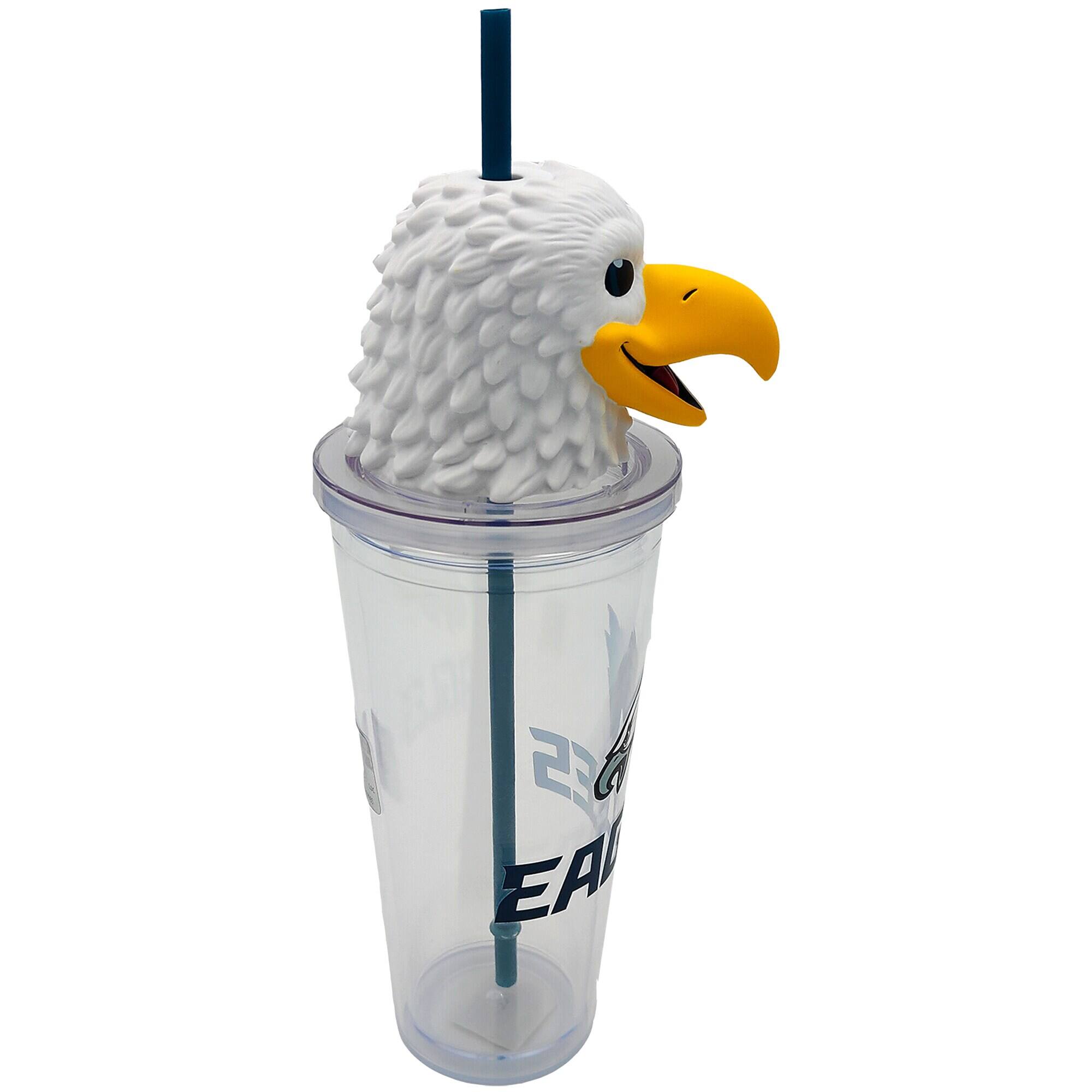 Alt View 2. Pegasus - Philadelphia Eagles Mascot Lid 24oz. Sipper Cup - Multicolor.