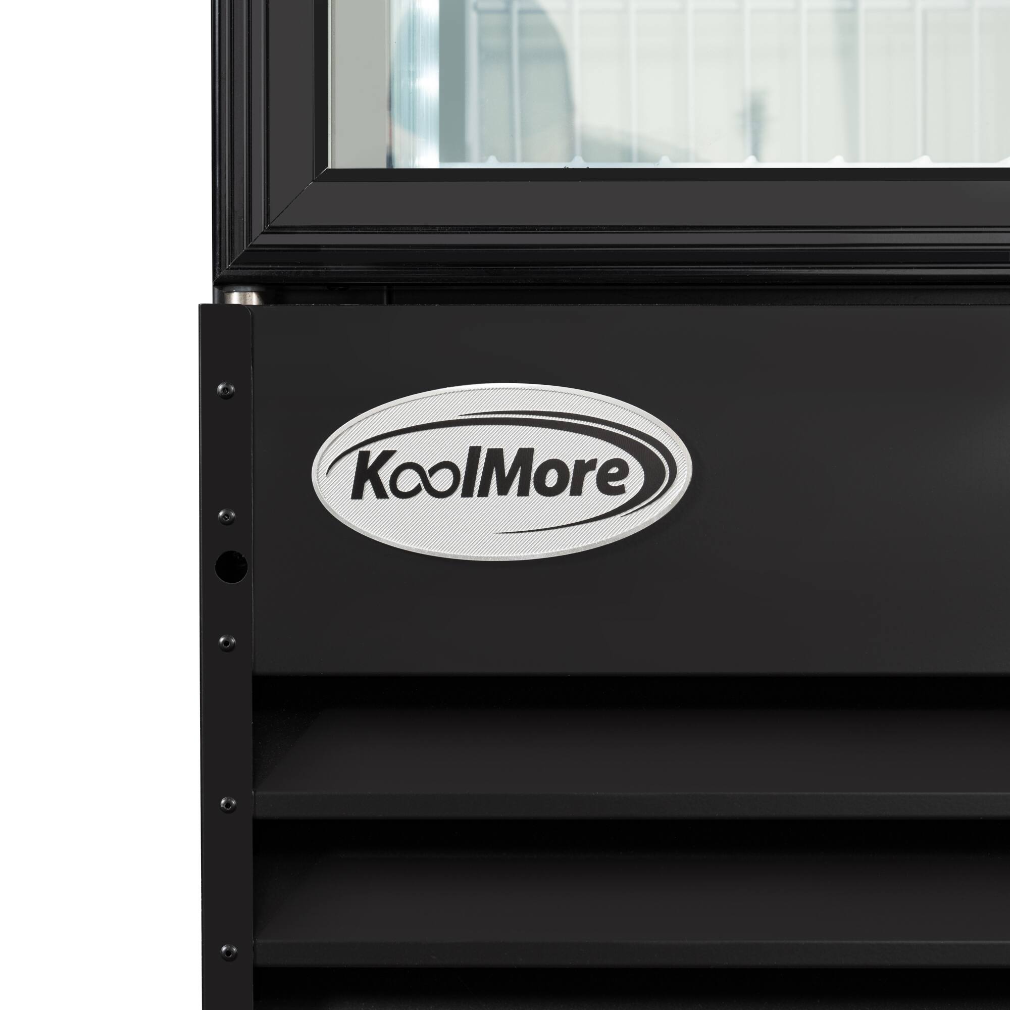 Alt View 6. Koolmore - 31 In. Commercial Indoor Glass Door Ice Merchandiser - Black.