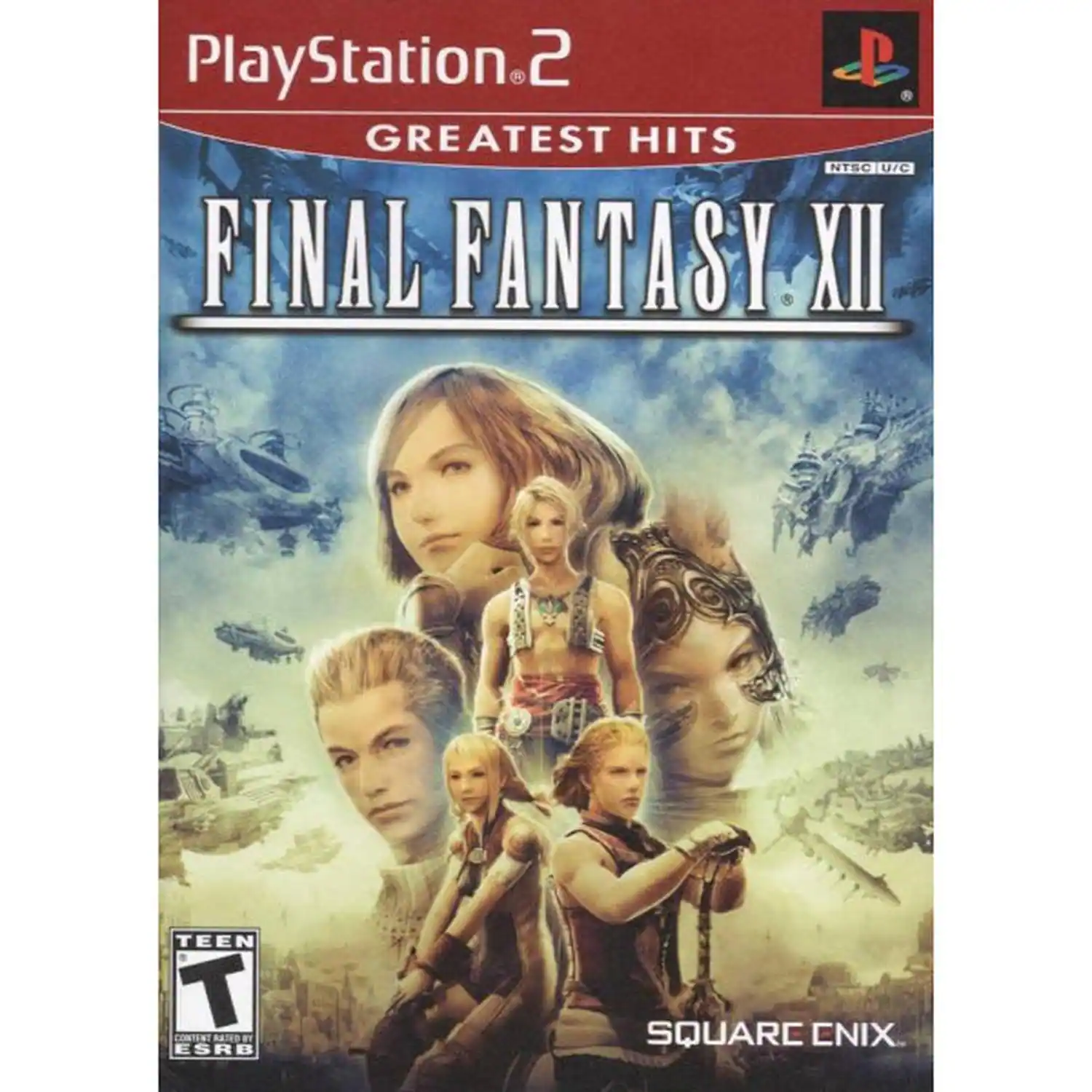 PlayStation 2  
Greatest Hits  
Final Fantasy XII  
NTSC U/C  
Teen T  
Content Rated by ESRB  
Square Enix - T (Teen 13+)
