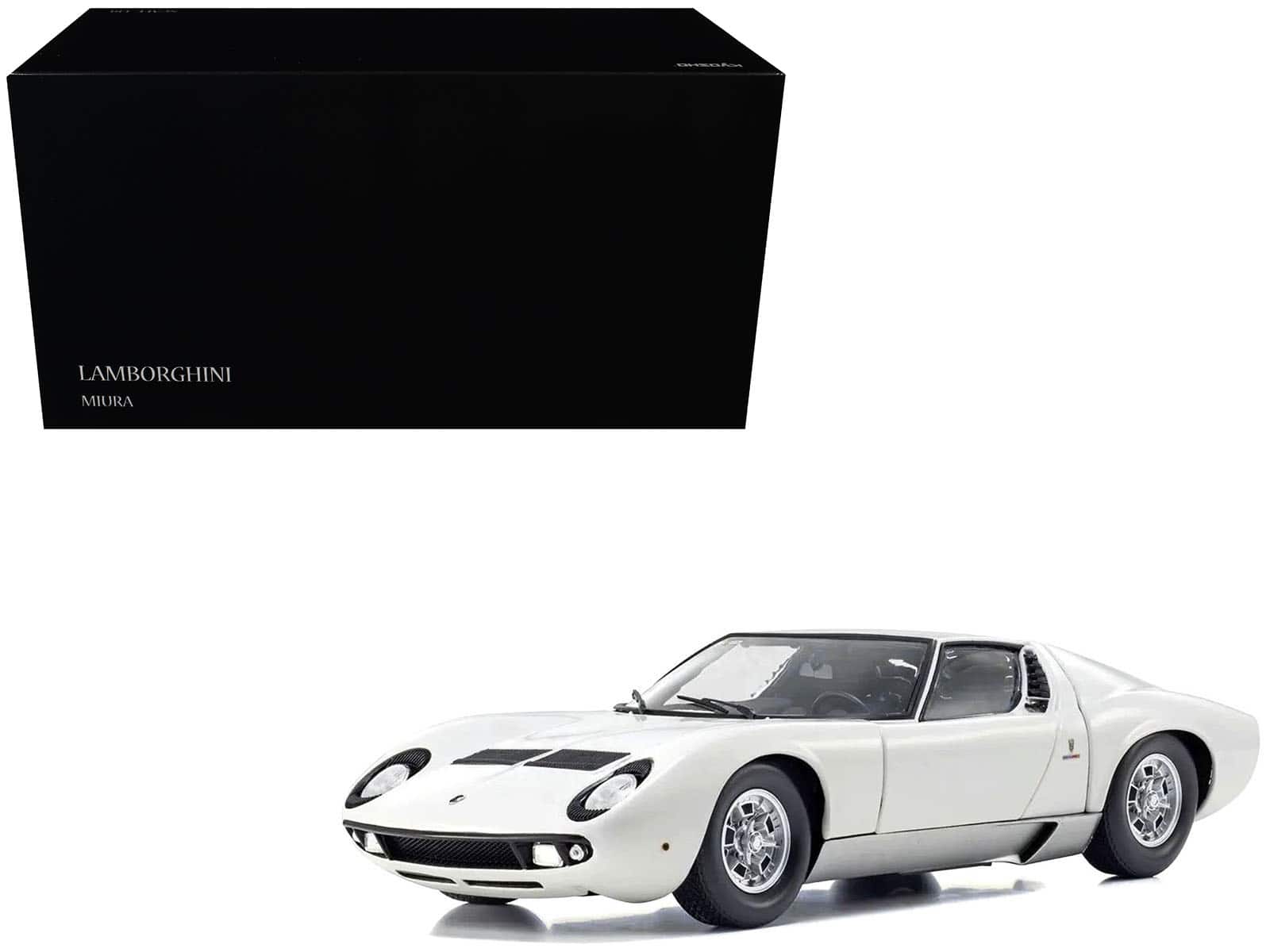 Lamborghini Miura P 400 White 1/18 Diecast Model Car by Kyosho price history on PriceWatchPro
