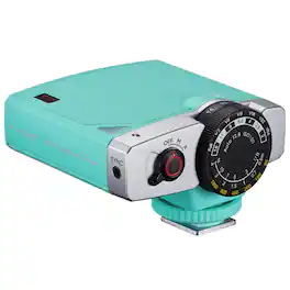 Flashpoint - FlashBack Lux Junior Retro Camera Flash (Mint Green), Godox Lux Junior