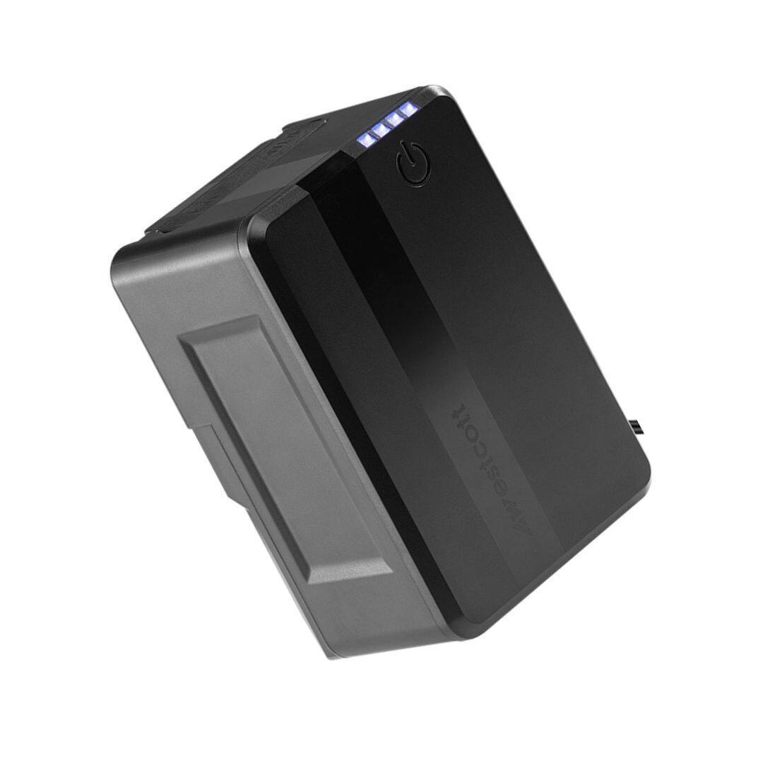 Angle. Westcott - MV95 Mini V-Mount 14.8v Lithium-ion Battery (95Wh) & Charger Kit.