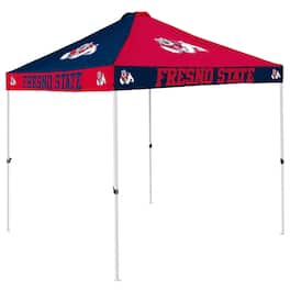 Logo Brands - Fresno State Bulldogs 9' x 9' Checkerboard Canopy Tent - Red