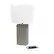 Alt View 14. Lalia Home - Lalia Home Lexington Leather Base Modern Table Lamp with USB - Gray.