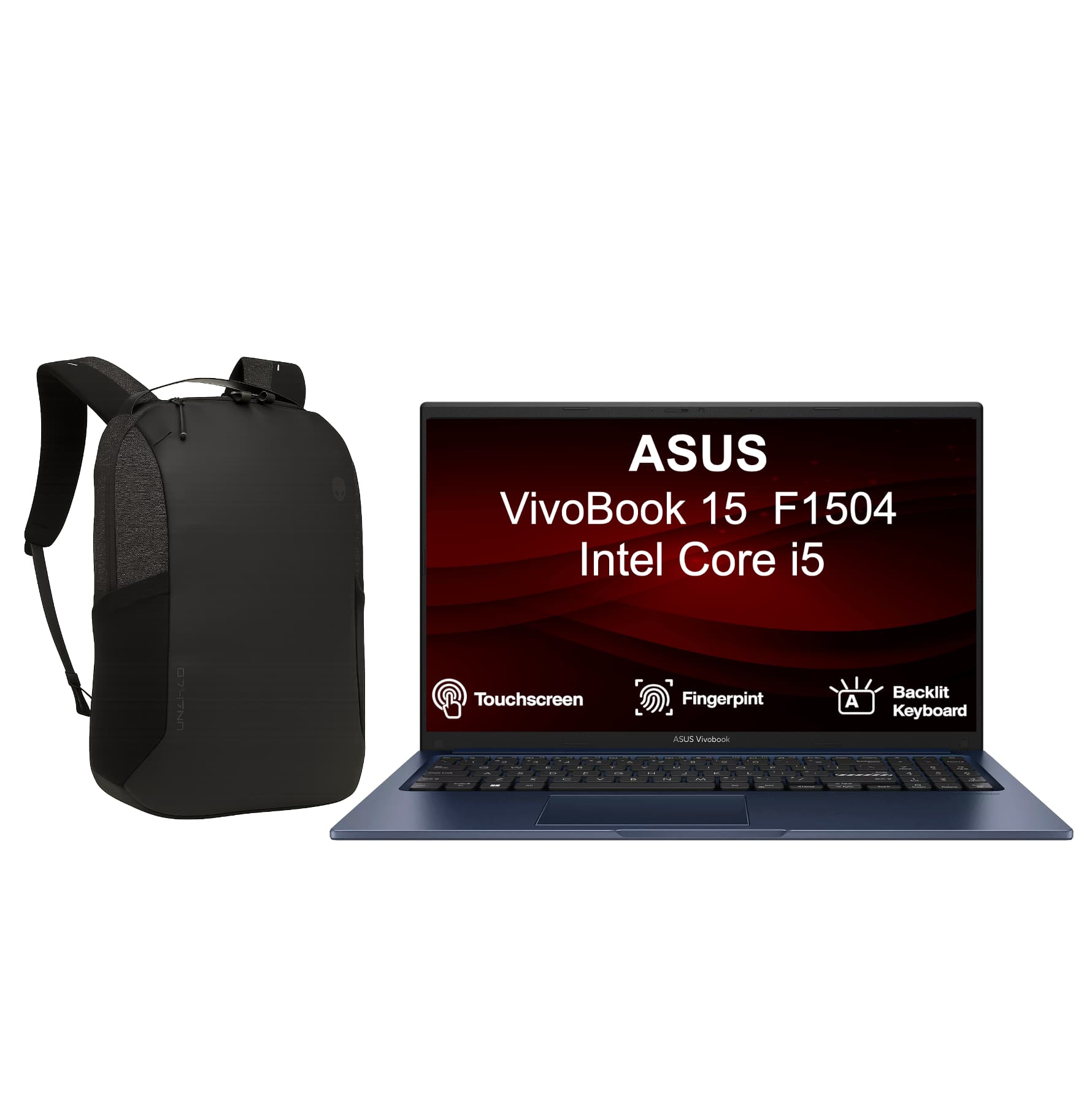 ASUS - VivoBook 15 Laptop 15.6 FHD Display (i5-1334U, 16GB, 1TB SSD, Intel Iris Xe, Win 11 Pro) w/17in Backpack - Quiet Blue