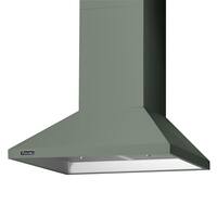 Viking 3 Series - 36 inches - Externally Vented & Recirculating - Wall Range Hood - Eucalyptus - Front_Zoom