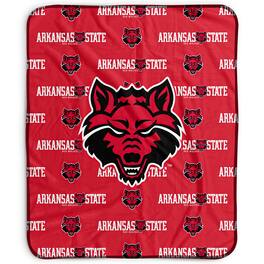 Pegasus - Arkansas State Red Wolves 50" x 60" Repeat Wordmark Fleece Blanket - Multicolor