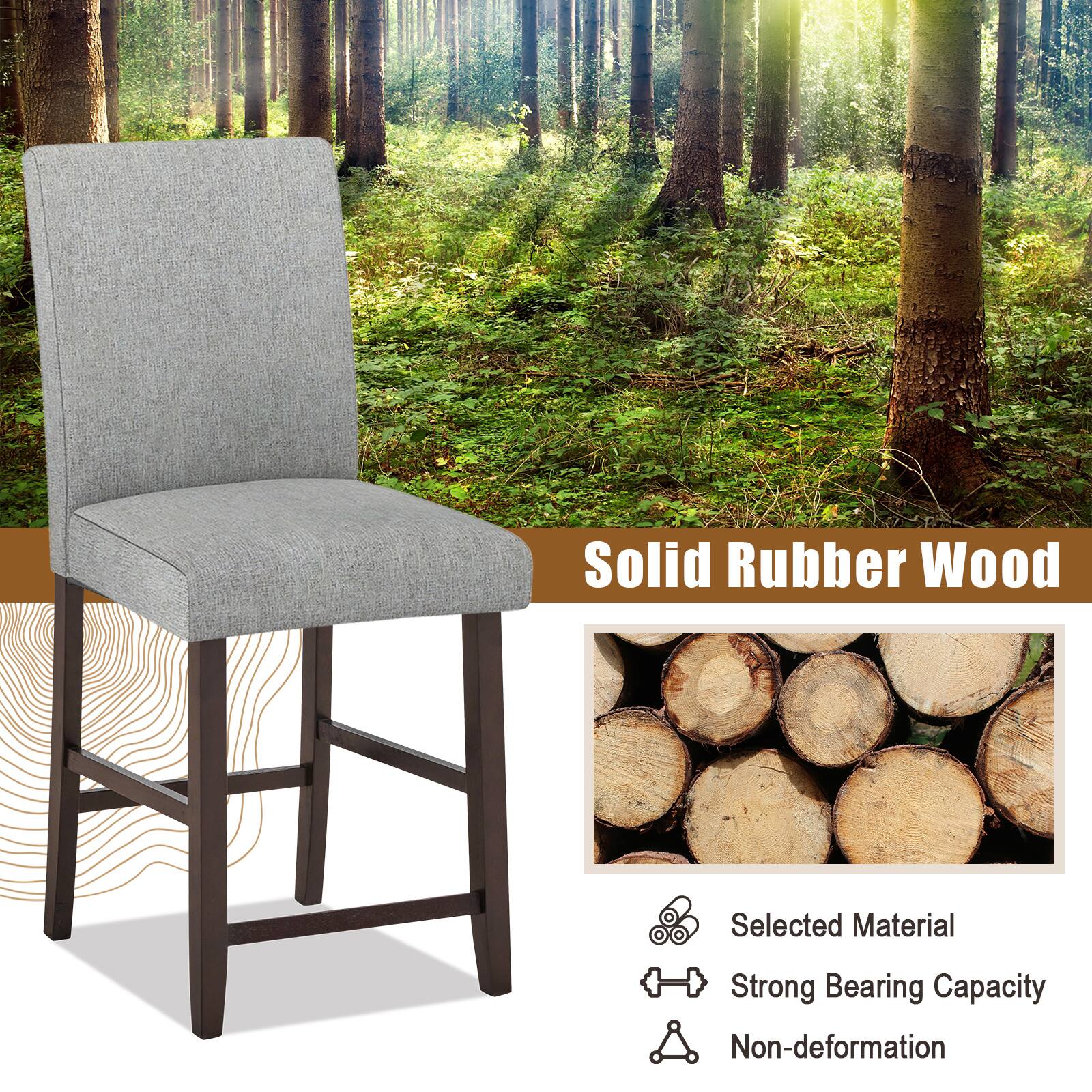Solid Rubber Wood
Selected Material
Strong Bearing Capacity
Non-deformation