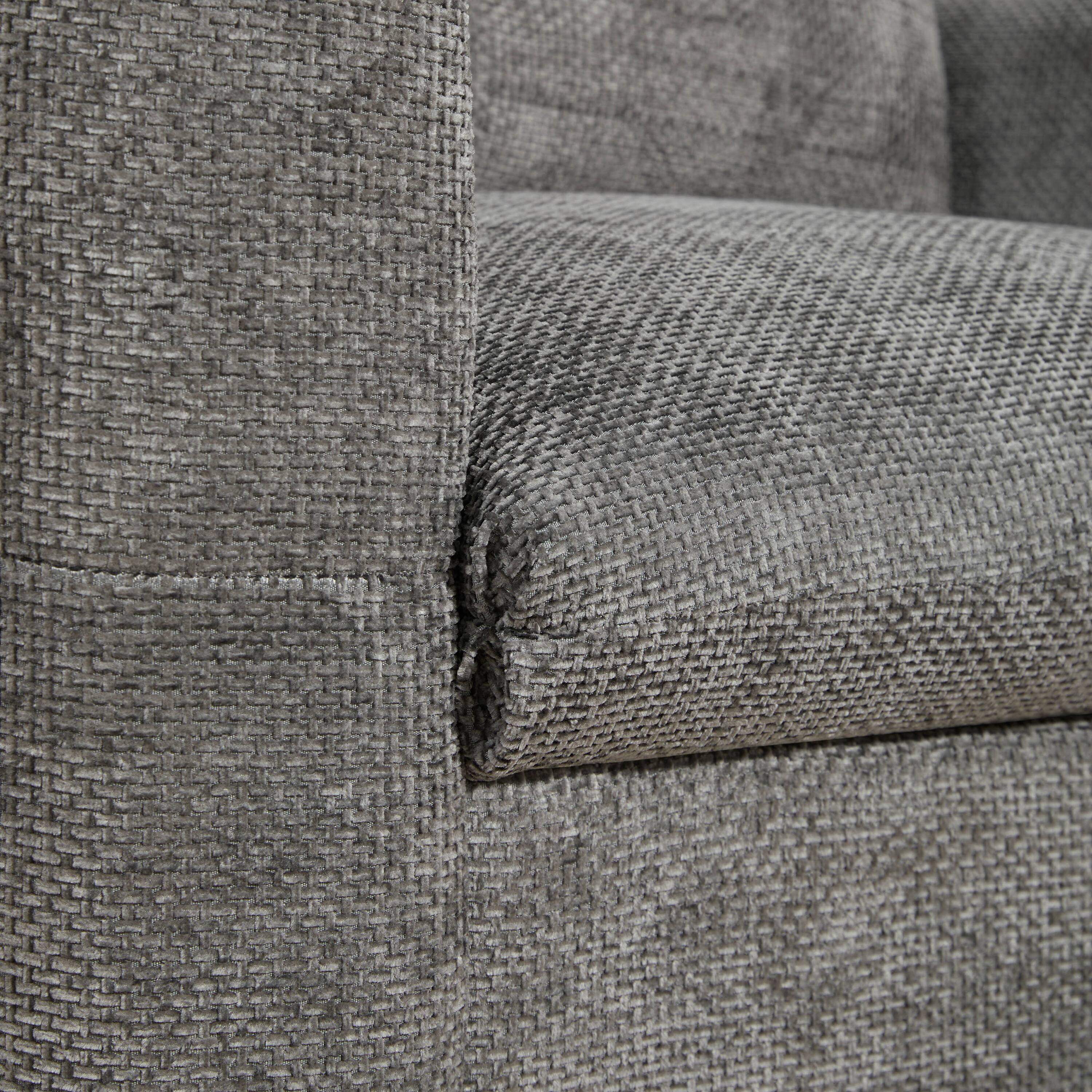 Alt View 6. Tiramisubest - Chenille Single Sofa,Armchair with Wide Seat,Dual-port Charger,Pull-line Tufted Design & High-density Foam,Grey - Gray.