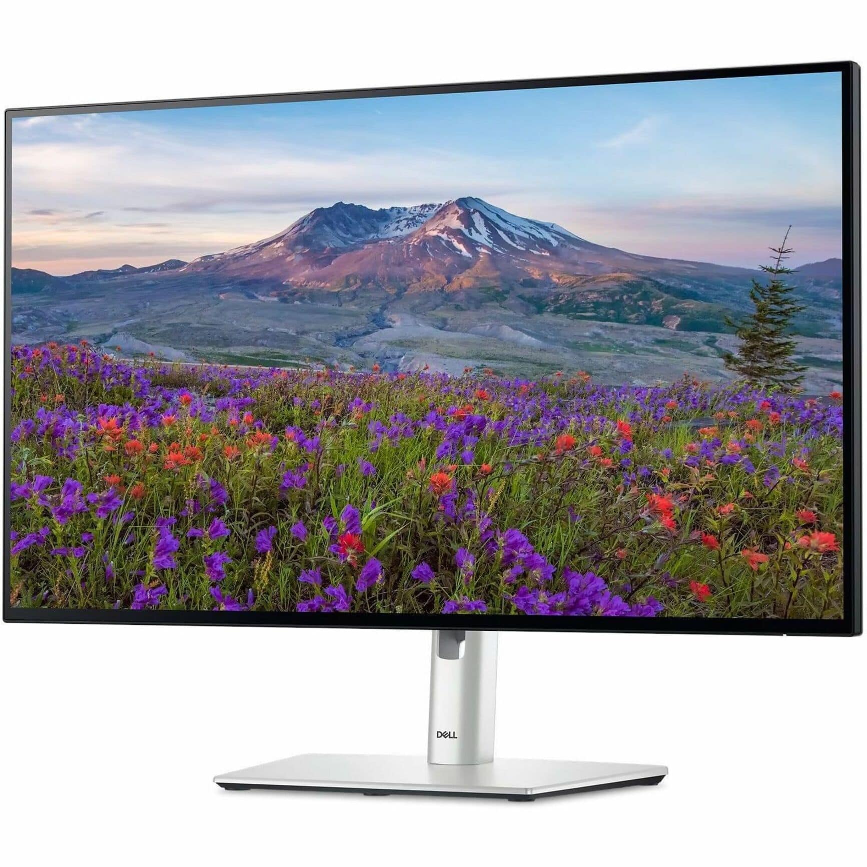 Alt View 24. Dell - UltraSharp 27" IPS LED 120Hz Monitor (USB, HDMI) - Platinum Silver, Silver.