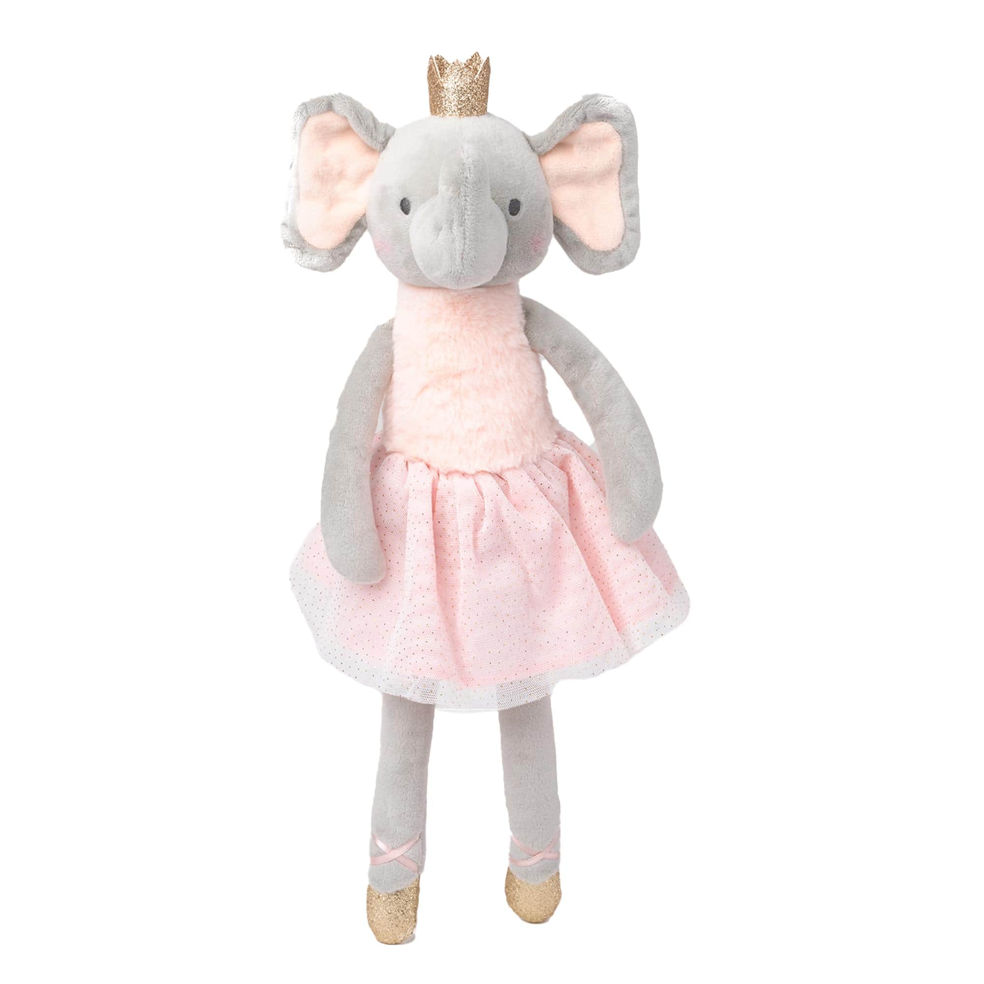 TriAction Toys - Teddykompaniet Plush Ballerina Elephant, Ellie - Gray