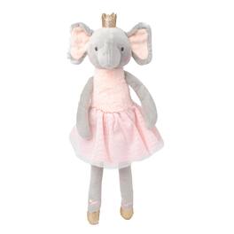 TriAction Toys - Teddykompaniet Plush Ballerina Elephant, Ellie - Gray