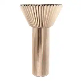 Jonathan Y - Archer 37" Modern Minimalist Pleated Shade Floor Lamp - Natural