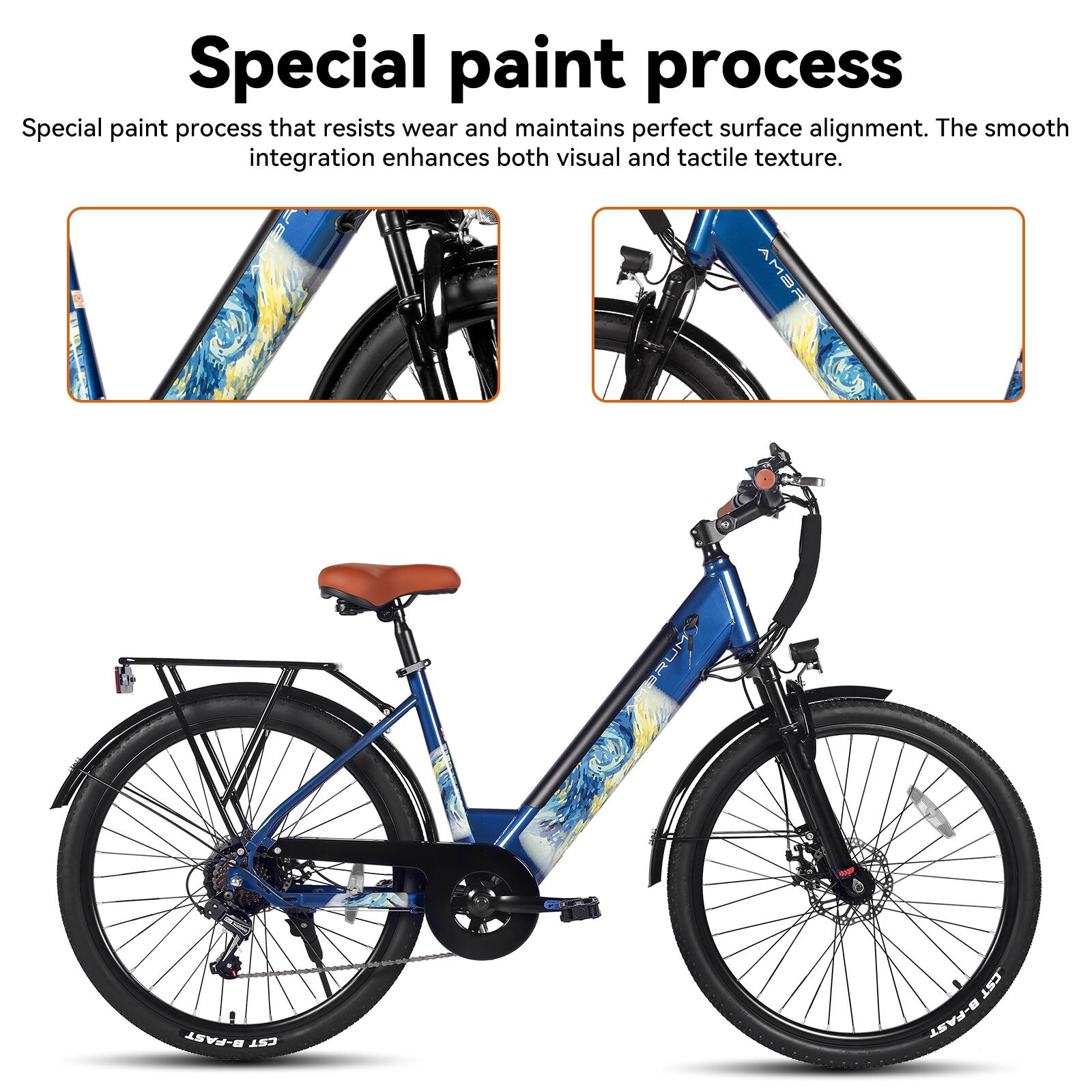 Special paint process

Special paint process that resists wear and maintains perfect surface alignment. The smooth integration enhances both visual and tactile texture.