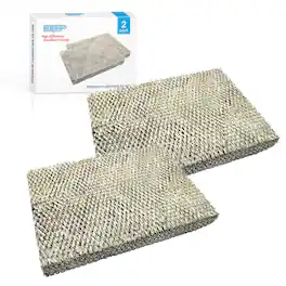 HQRP - 2-Pack Humidifier Filter Pad Water Panel Replaces Lennox Healthy Climate X2661 - 10 x 13 in
