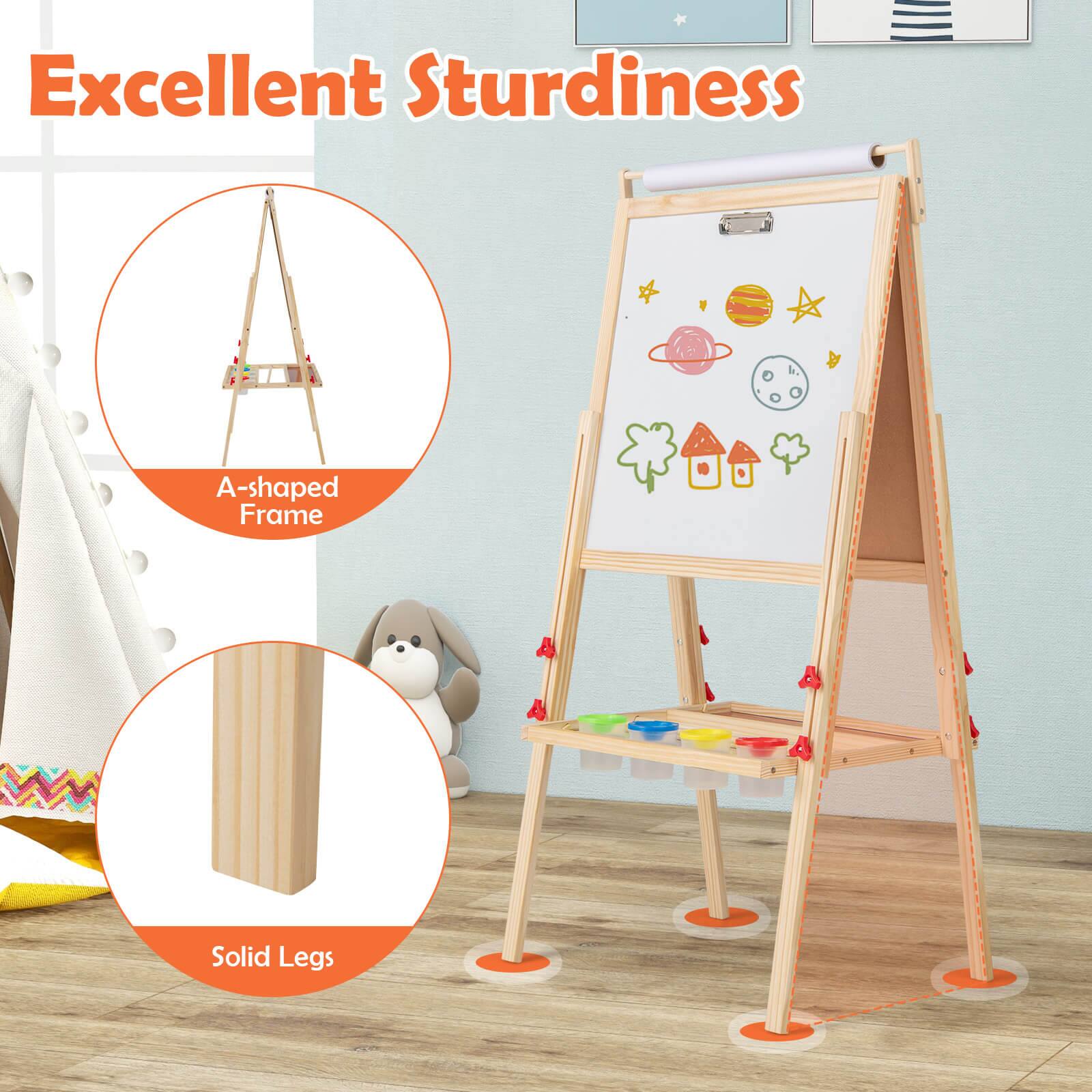 Excellent Sturdiness  
A-shaped Frame  
Solid Legs