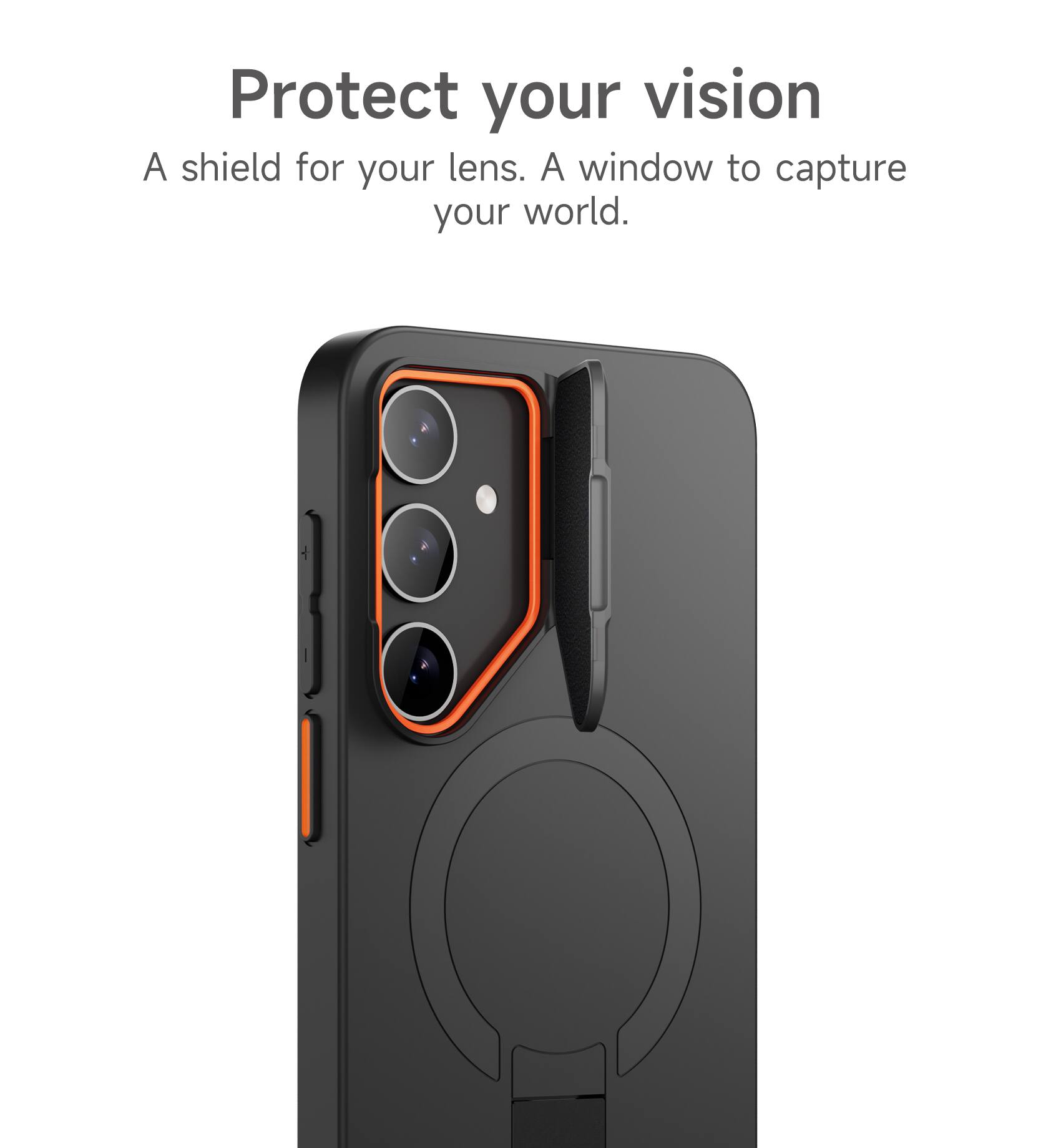 Protect your vision  
A shield for your lens. A window to capture your world.
