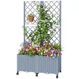 Outsunny - Box with Trellis