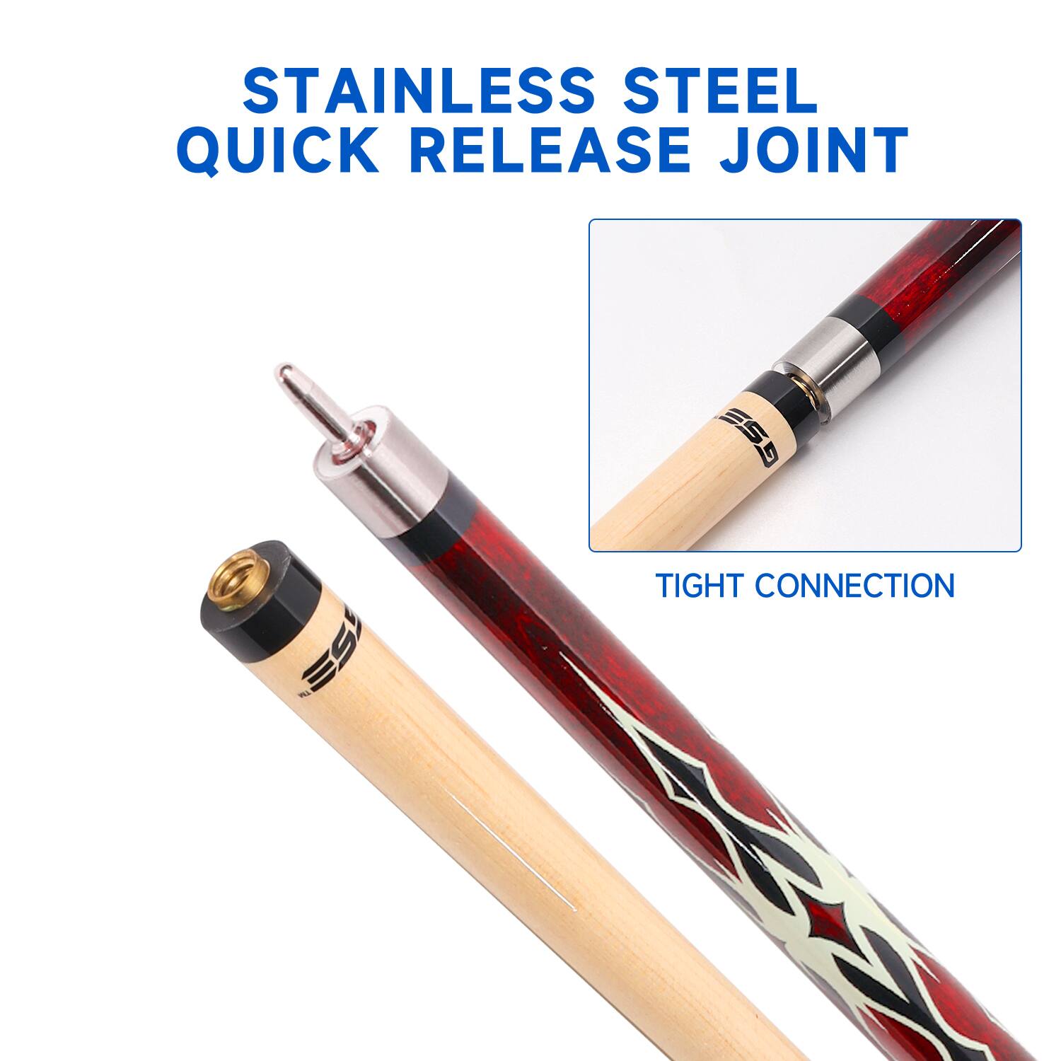 STAINLESS STEEL QUICK RELEASE JOINT
TIGHT CONNECTION
