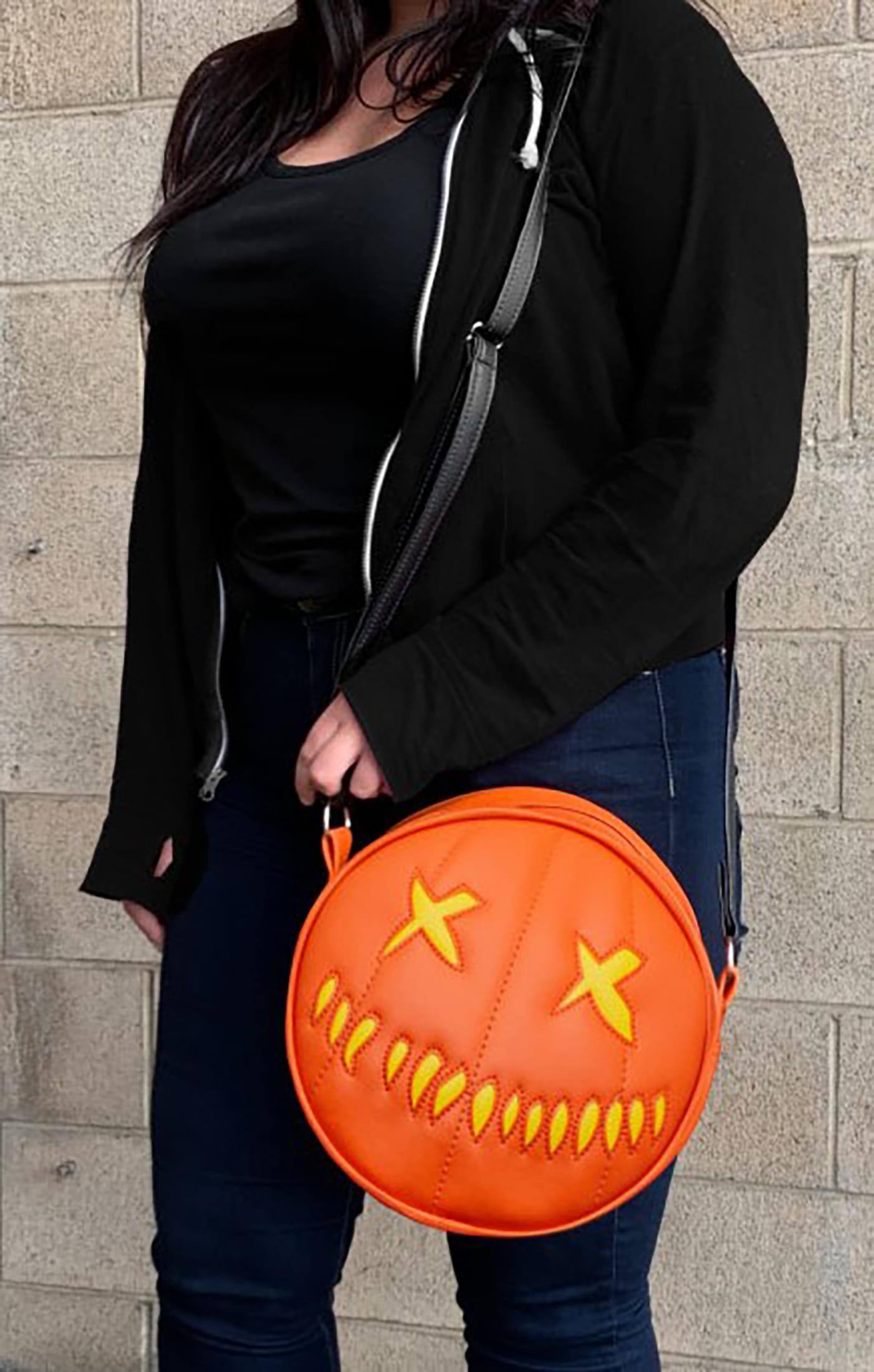 Alt View 10. Trick or Treat Studios - Trick R Treat Sam O Lantern Bag | Yellow - Yellow.