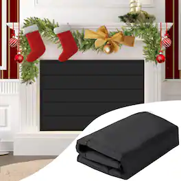 JETRANSPORT - Fireplace Cover Magnetic Blocker Blanket Stops Heat Loss Indoor Draft Stopper Save Energy For Iron Frame - 36"x30"