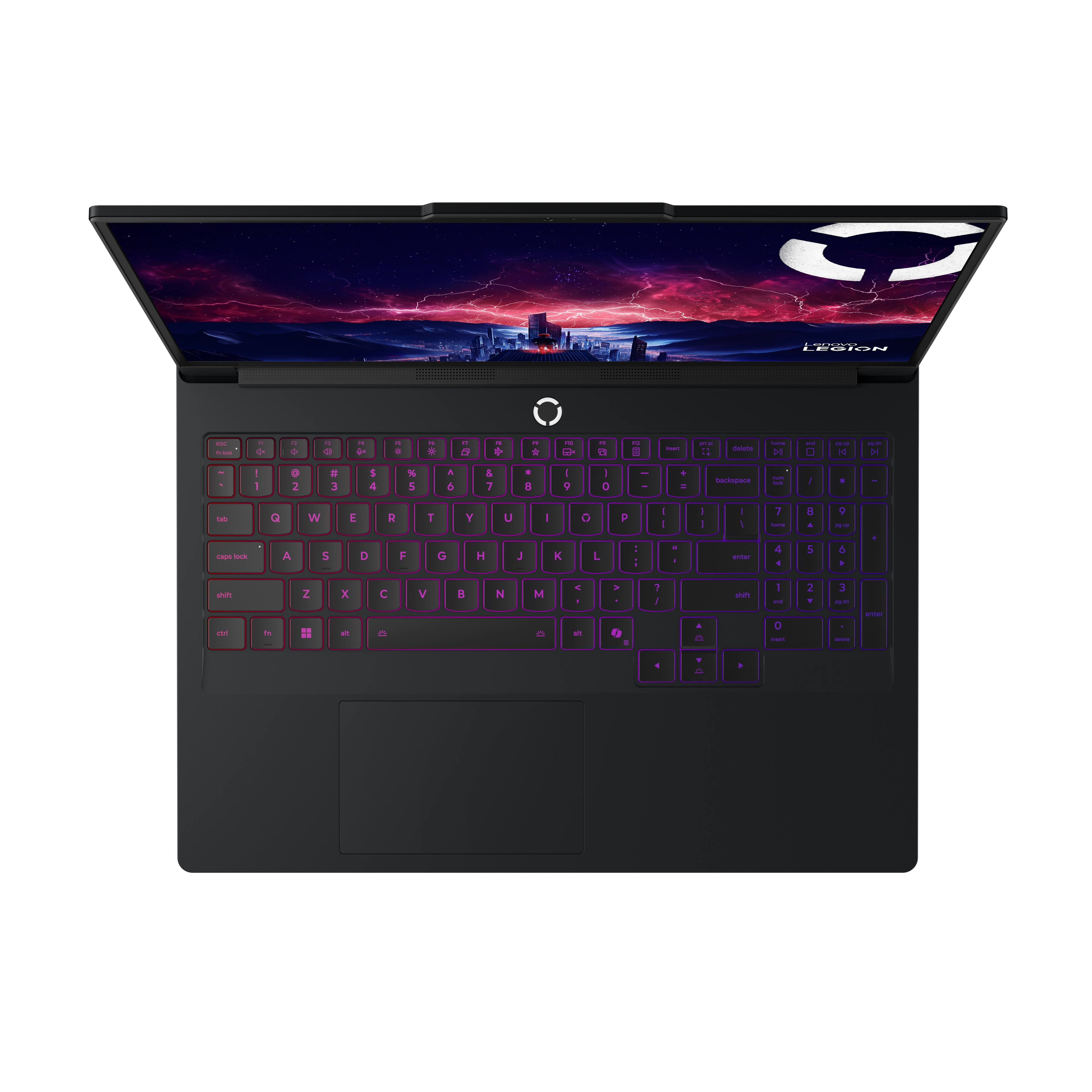 Alt View 13. Lenovo - Legion Pro 7 16" 3K OLED 240Hz Gaming Laptop - Ryzen 9 9955HX3D 2025 - 32GB Memory - NVIDIA GeForce RTX 5080 - 1TB SSD - Eclipse Black.