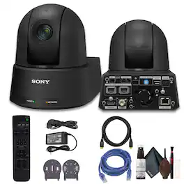 Sony - SRG-A12 4K PTZ Camera with Built-In AI and 12x Optical Zoom (Black) - White