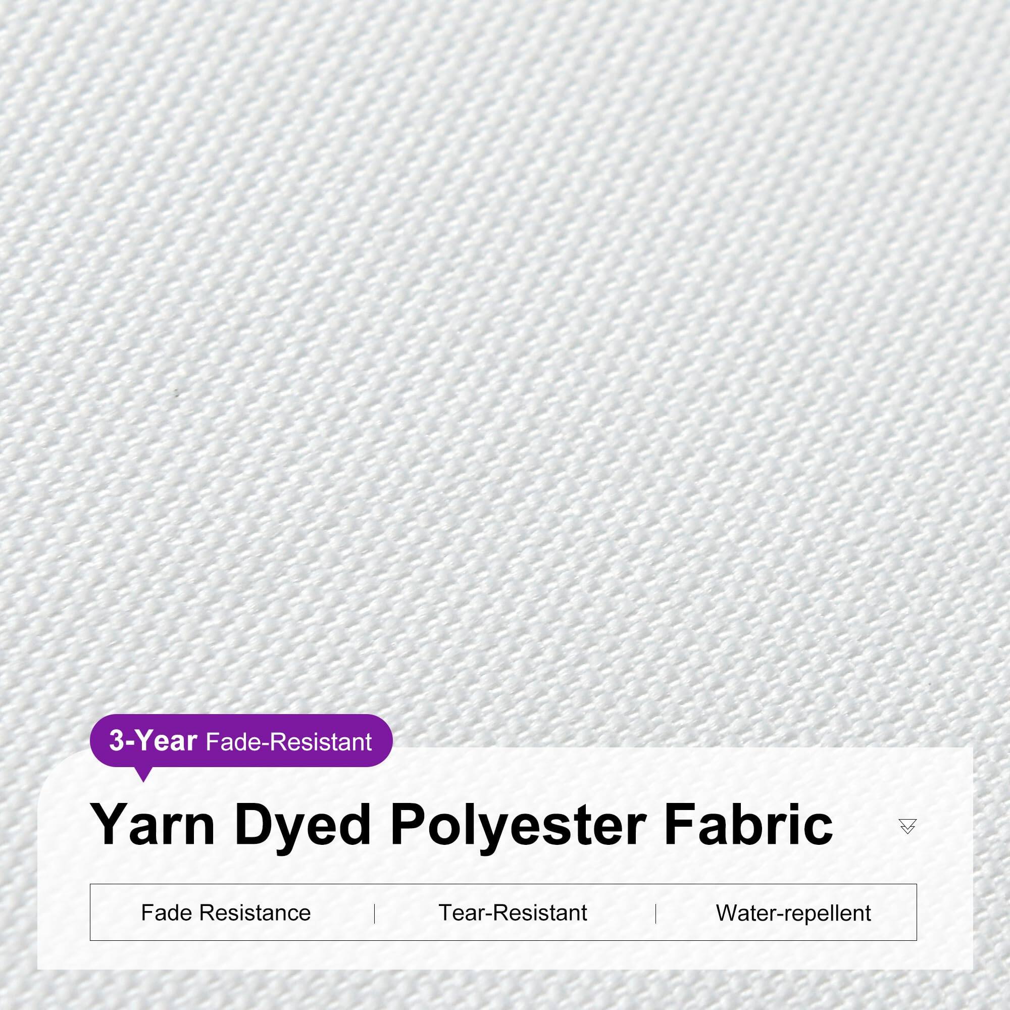 3-Year Fade-Resistant Yarn Dyed Polyester Fabric

- Fade Resistance
- Tear-Resistant
- Water-repellent