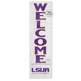 Jardine - LSUA Generals 10'' x 35'' Indoor/Outdoor Welcome Sign - White