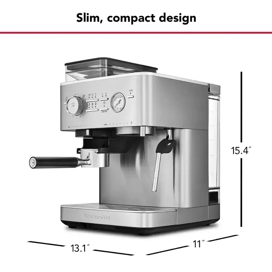 Slim, compact design.