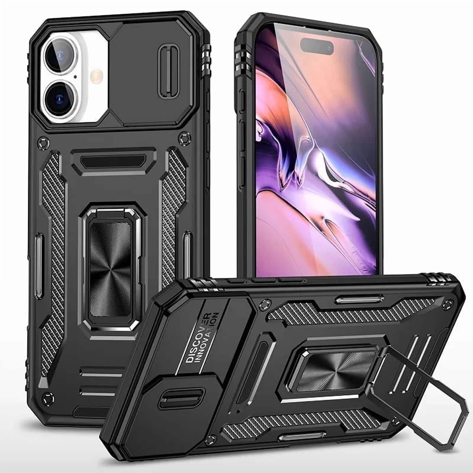 RomeTech - Rome Tech Armor Case for iPhone 16 - Black