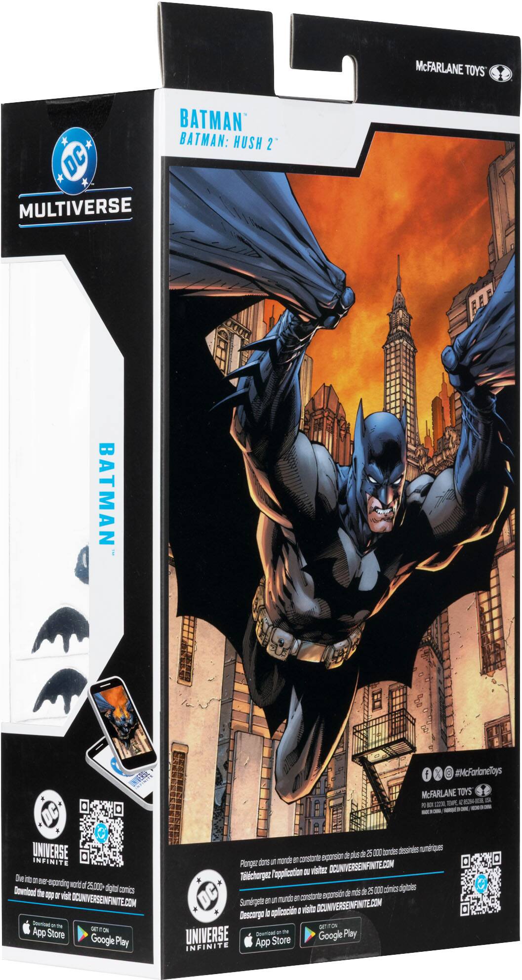 McFarlane Toys Batman: Hush 2 DC Multiverse Batman

McFarlane Toys EP R

- 12200 Universe Infinite

Dive into the expanding world of 25,000 digital comics. Download the comics from CUNIVERSEINFINITE.COM

Visit the app on the App Store and Google Play

25,000 bandes dessinées numériques expansion de plus de dons un monde en constante Plongez OCUNIVERSEINFINITE.COM l'application DU visitez Tellichorgez de mds de 25 000 comics diptoles un mundo TE constante exponsin Sumrgete en lo aplicocin I visito OCUNIVERSEINFINITE.COM Descorga oE * ON Downiead an the Play UNIVERSE App Store Google INFINITE