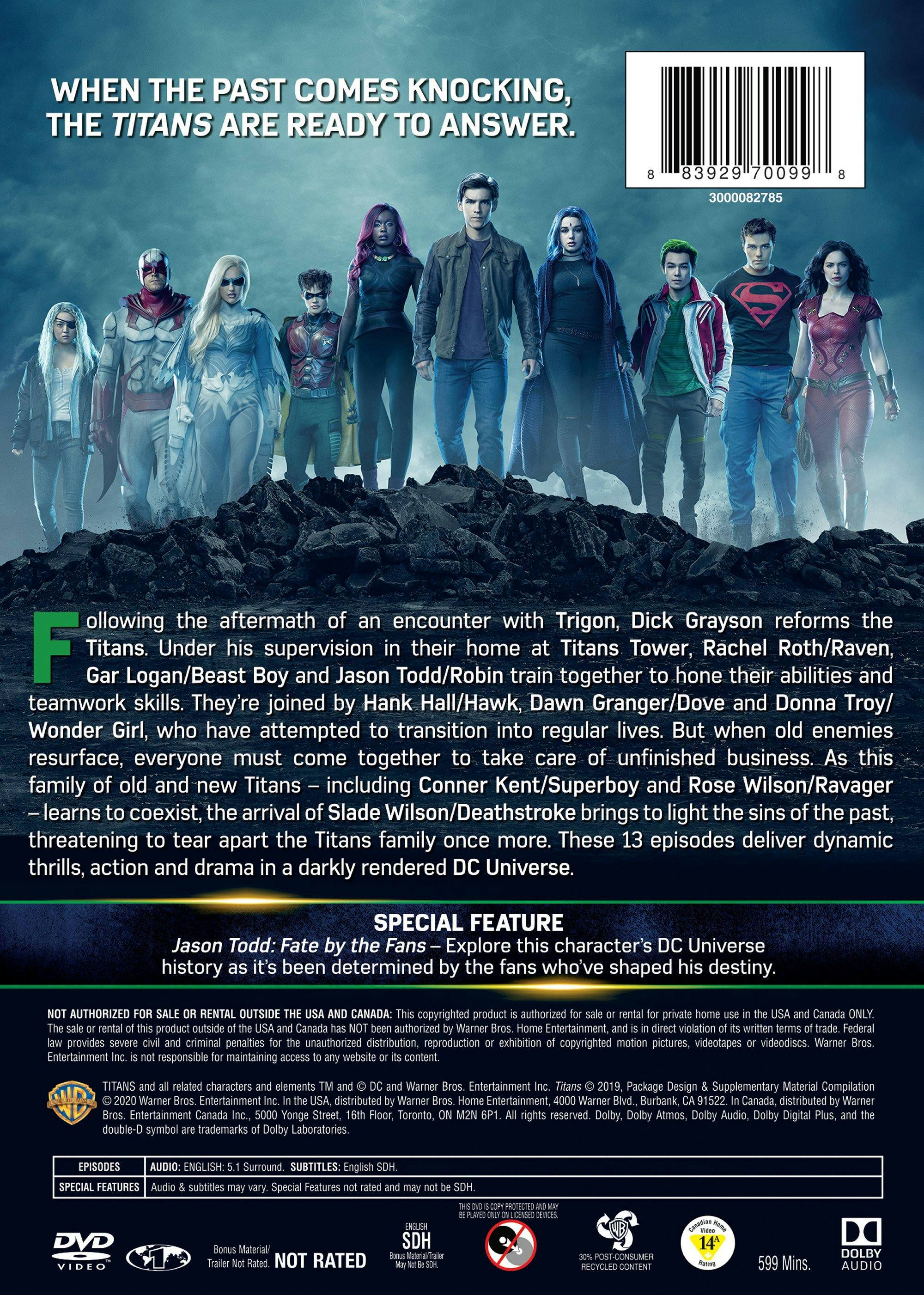 Angle. Titans: The Complete Second Season (Box Set) [DVD].