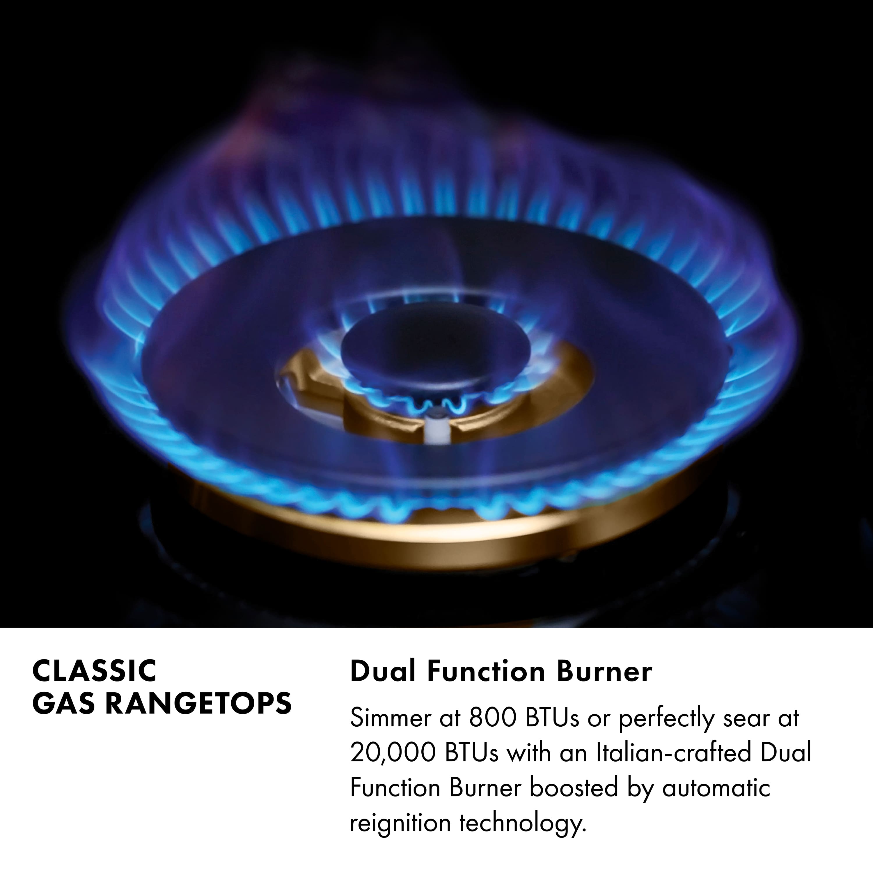 ZLINE - 30 in. Classic Gas Rangetop with 4 Burners and Porce