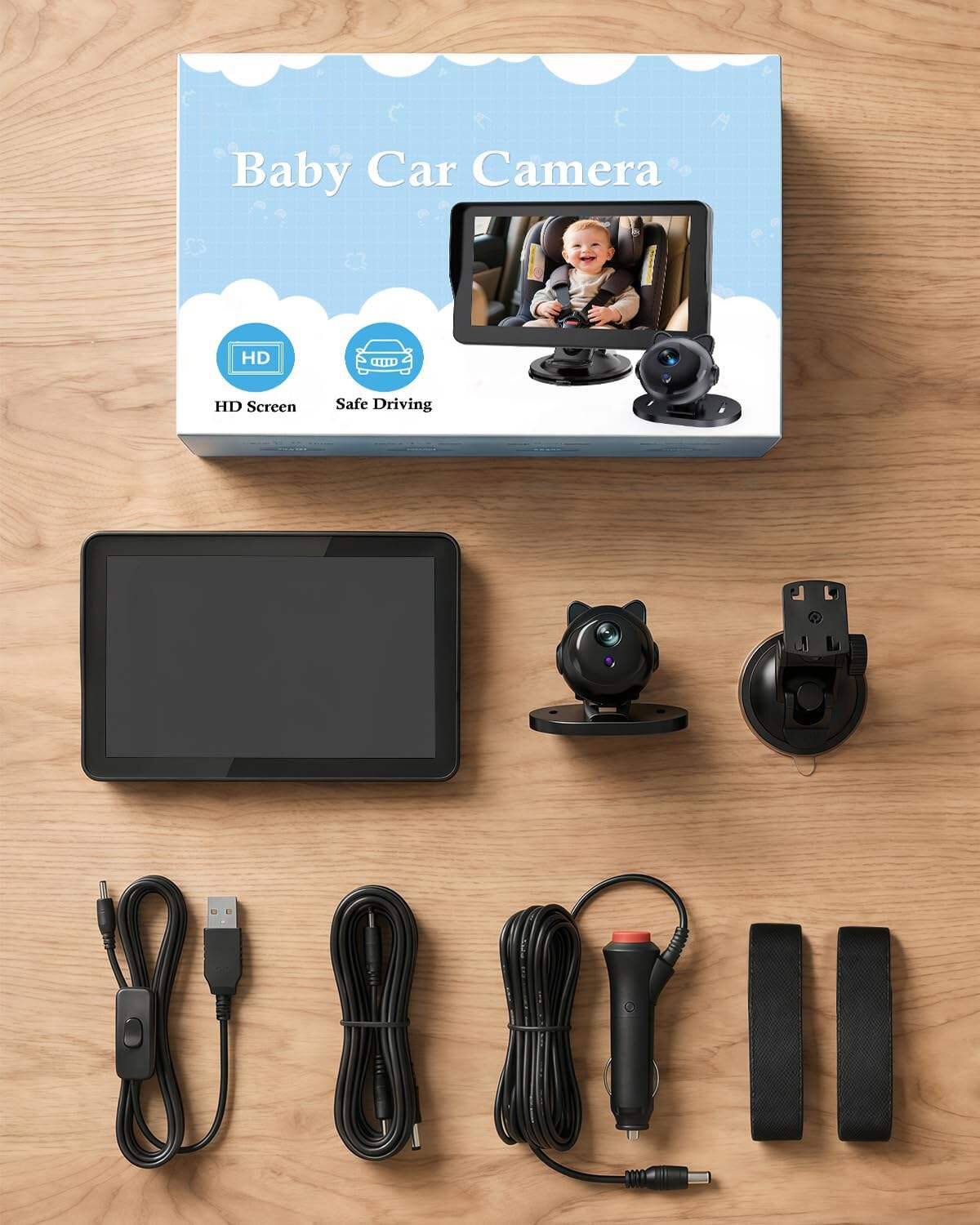 Baby Car Camera  
HD  
HD Screen  
Safe Driving