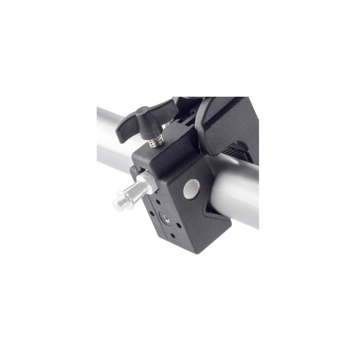 Alt View 2. Flashpoint - Flashpoint Super Clamp, Black, No Stud.
