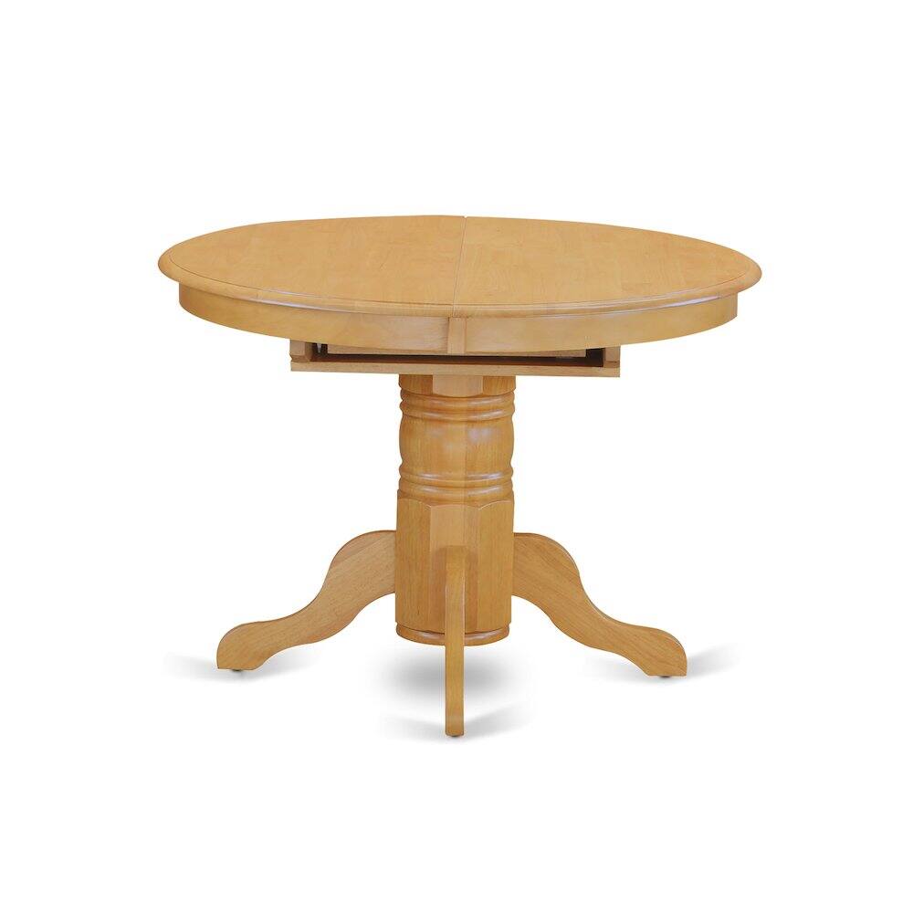 Alt View 1. East West Furniture - 7 Piece Kitchen Dining Table Set consists A Wood Table - Brown.