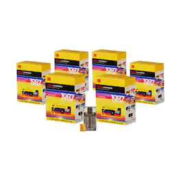Kodak - Charmera Keychain Digital Camera 6-Pack Bundle with 32GB Card and Reader