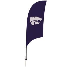 Victory Corps - Kansas State Wildcats 7.5' Razor Feather Stake Flag - Multicolor